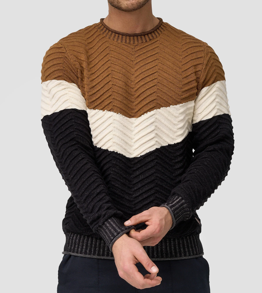 TOMMY - Stylischer Baumwoll-Pullover für Herren (italienisches Design)