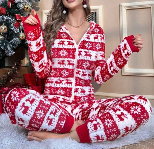 TIZIA - Super Gemütlicher Weihnachts Flanell Pyjama für Frauen