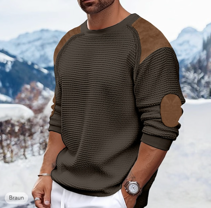 CALVIN - Stylischer Baumwoll-Pullover für Herren (italienisches Design)