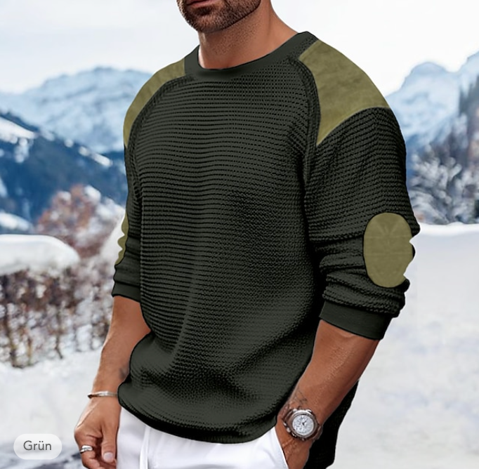 CALVIN - Stylischer Baumwoll-Pullover für Herren (italienisches Design)