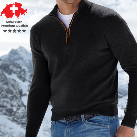 PAULO - Unglaublich bequemer und warmer Premium Zipper-Pullover