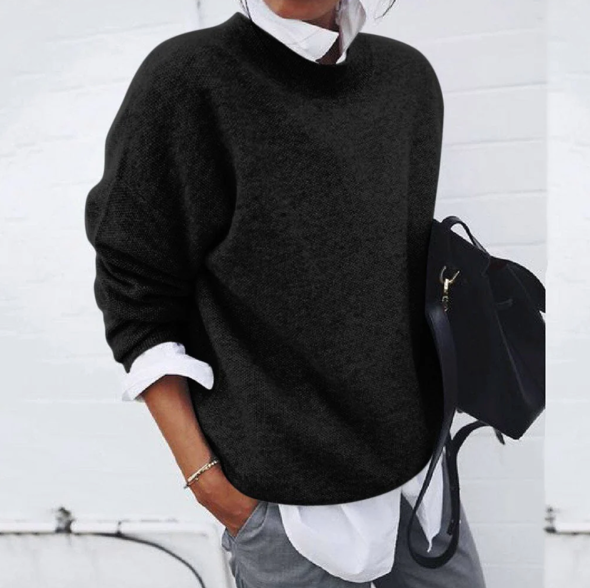 MARTINA - Weicher und warmer Pullover aus Baumwolle